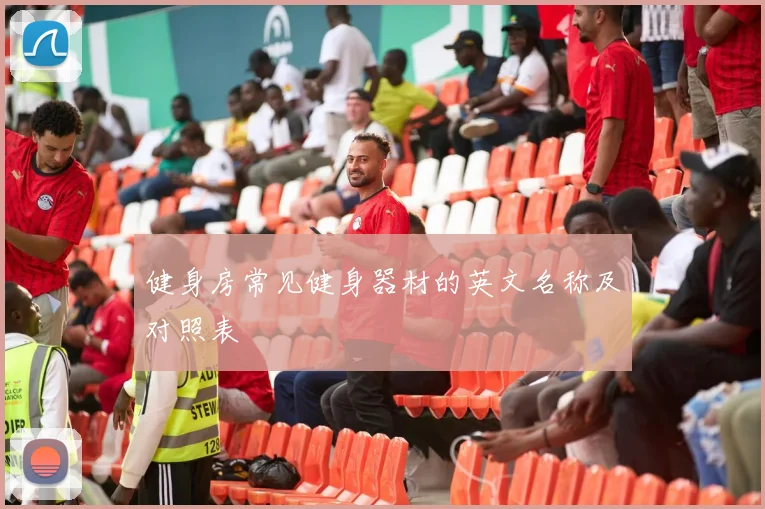 健身房常见健身器材的英文名称及对照表